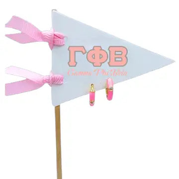 Huggie Hoops: On Greek Letter Pennant