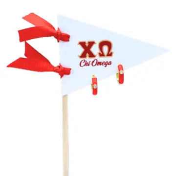 Huggie Hoops: On Greek Letter Pennant