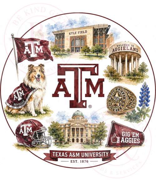 Collegiate Glass Coaster/Trivet