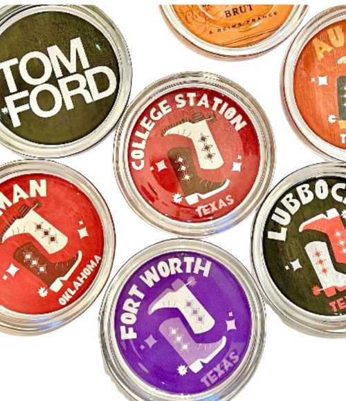 College Town Glass Coaster/Trivet