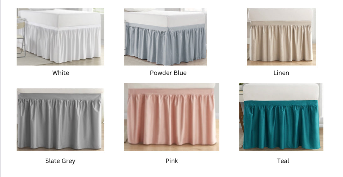 Twin Size Custom Bed Skirts