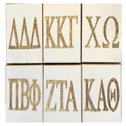 Canvas Art - Sorority Letters