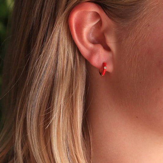 Huggie Hoops: On Greek Letter Pennant