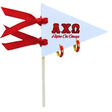 Huggie Hoops: On Greek Letter Pennant