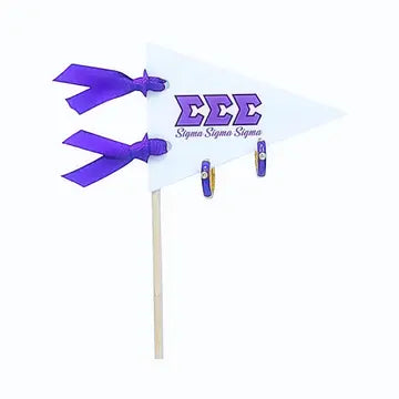 Huggie Hoops: On Greek Letter Pennant