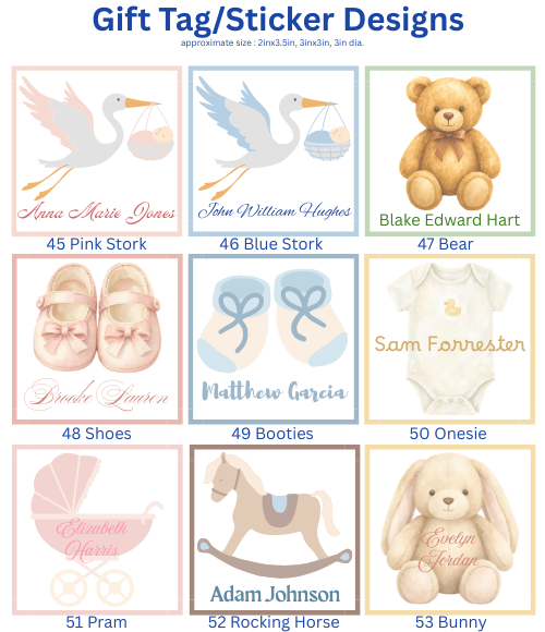 Kids Stickers & Gift Tags