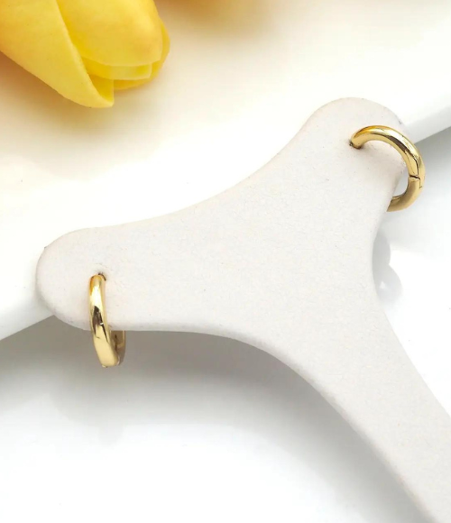 Gold Huggie Earrings