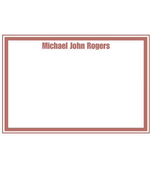 Modern Flat Cards+Envelopes