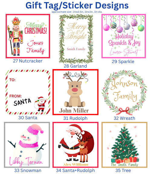Holiday Stickers & Gift Tags