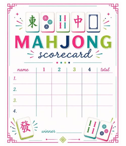 Mahjong Notepad