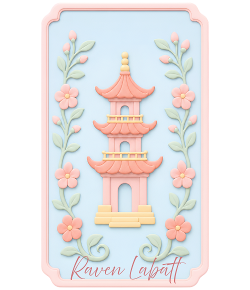 Chinoiserie Stickers & Gift Tags
